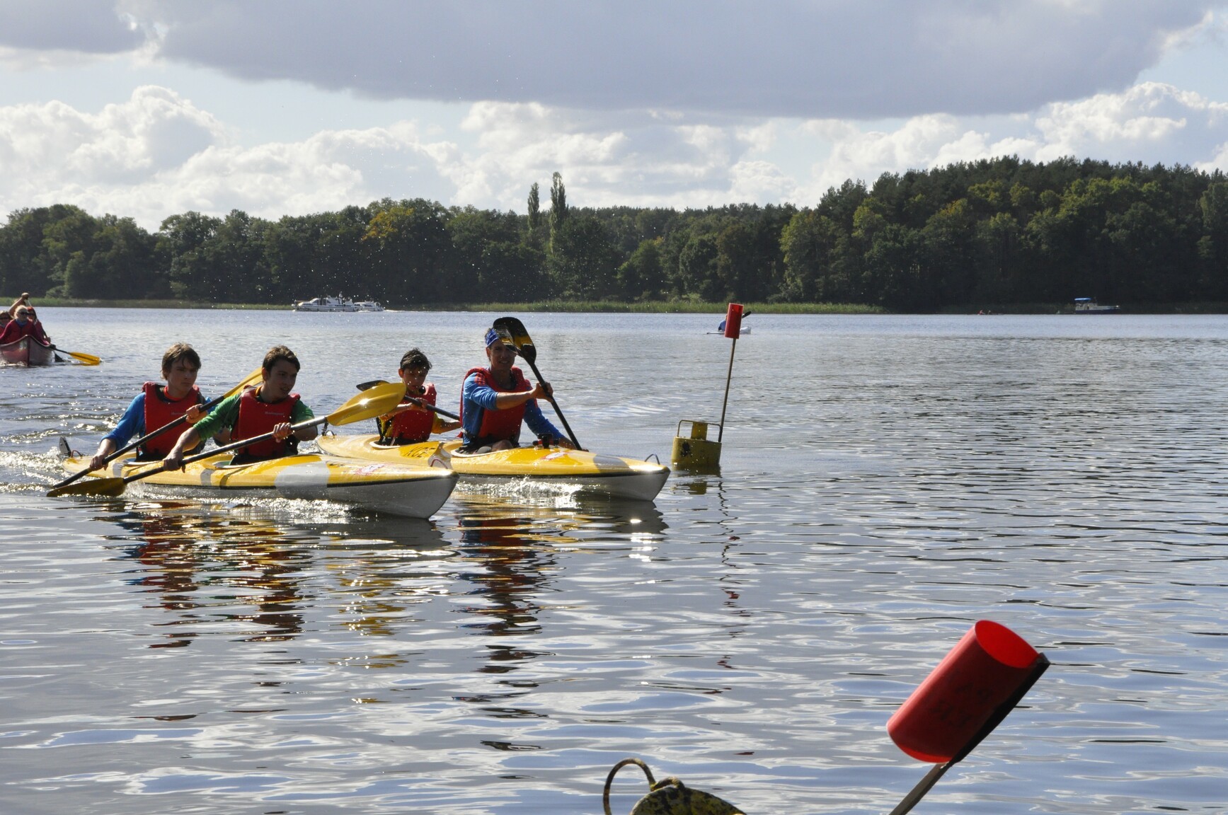 Kanumarathon / KANU-Jugend: Podestplätze für Erkneraner Kanuten